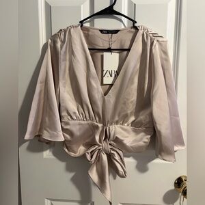 Zara Women's Beige Blouse